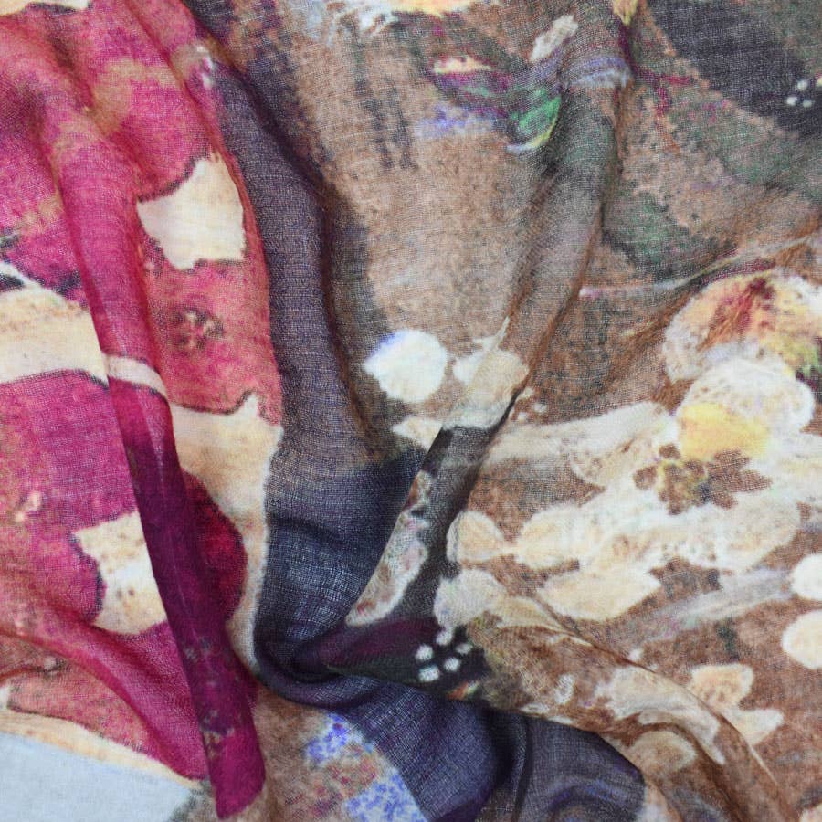Philena Floral Mixed Motif Scarf