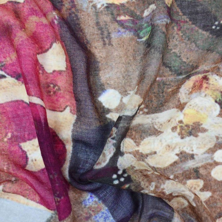Philena Floral Mixed Motif Scarf