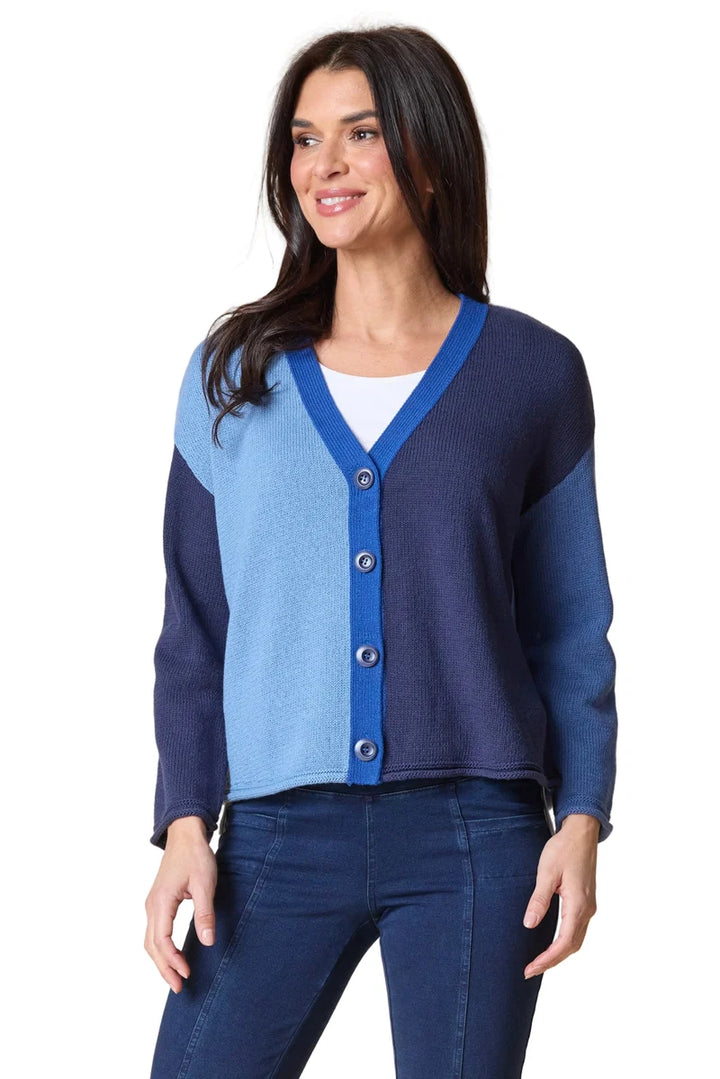 Yin Yang Colorblock Cardi