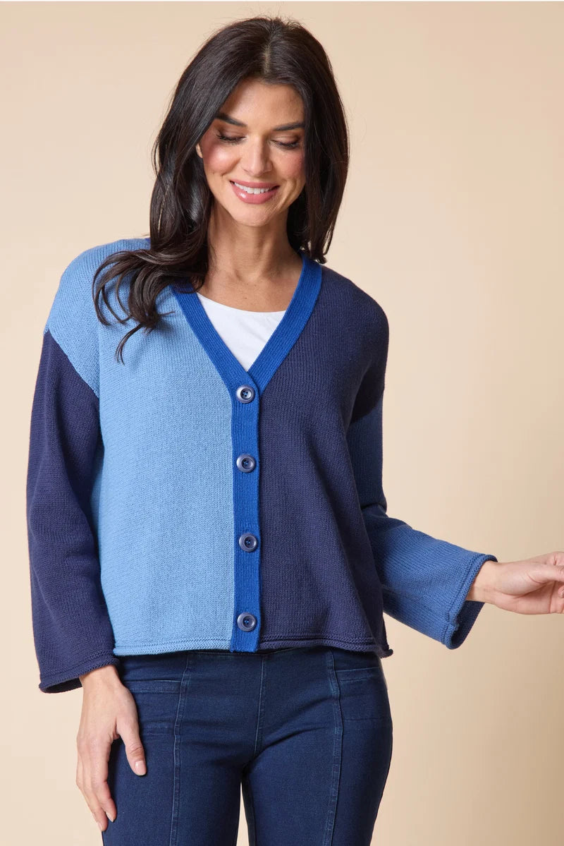 Yin Yang Colorblock Cardi