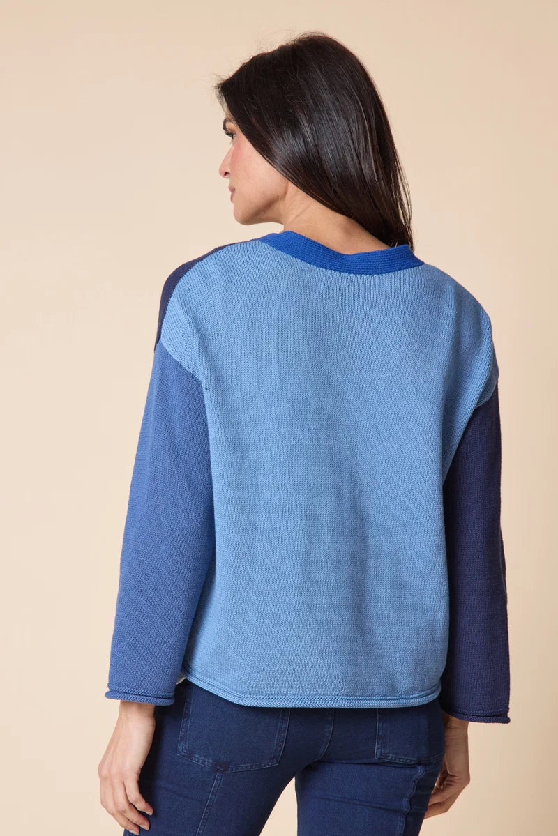 Yin Yang Colorblock Cardi