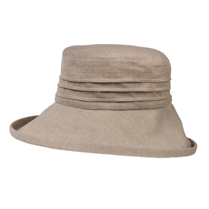 Large Brim Linen, Packable Sun Hat