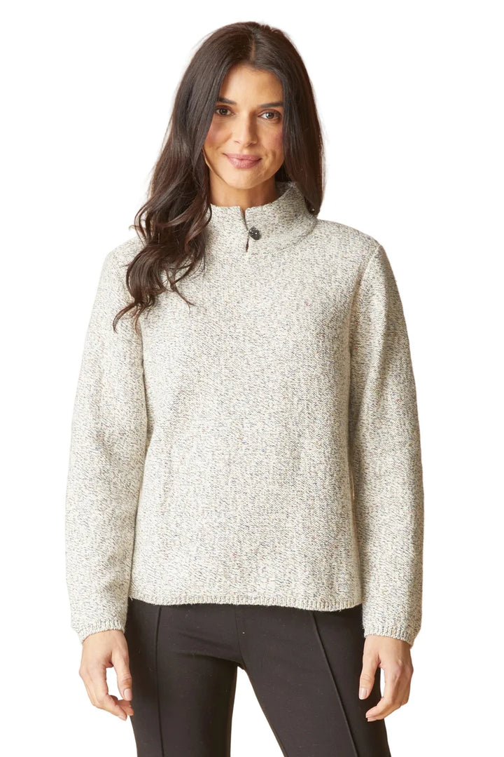 Speckle Knit Frost and Found Pullover