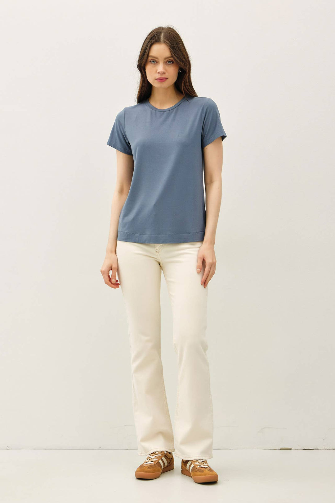 Bamboo/Modal Basic Round Neck T-Shirt