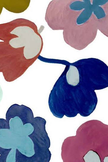 Cashmere Blend 'Flora' Art Scarf