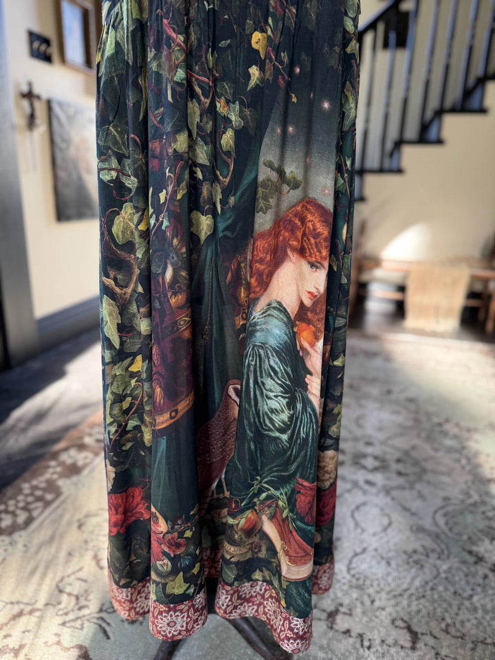 Solstice Bohéme Long Maxi Slip Dress w/ Persephone and Moon