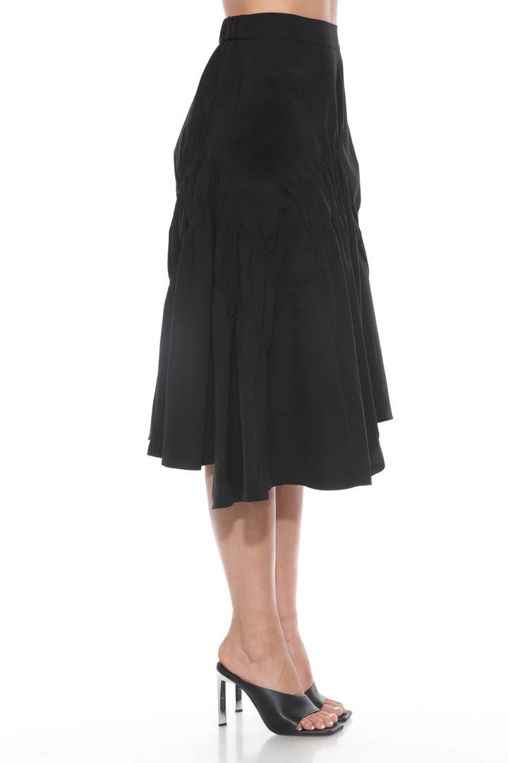 Asymmetrical Flounce Skirt