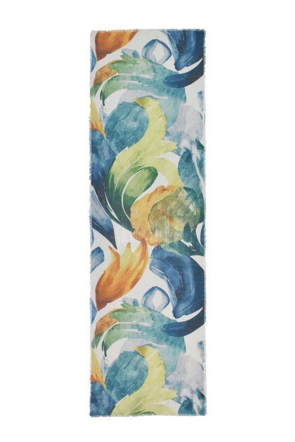 Nuala Painterly Narrow Scarf