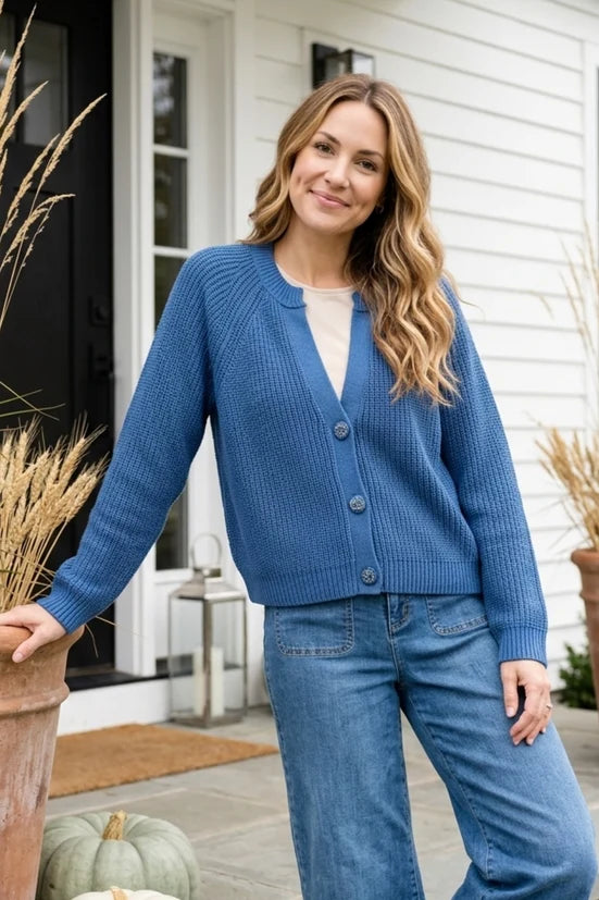 Fireside Shaker Stitch Cardi