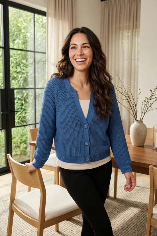 Fireside Shaker Stitch Cardi
