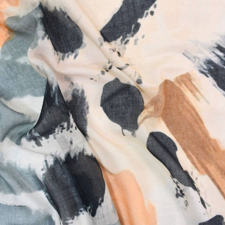 Hieronymus Abstract Brushstroke Scarf