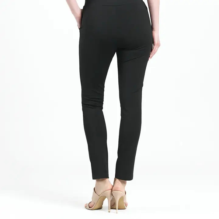 Rayon-Ponte Knit - Straight Leg Pocket Pant