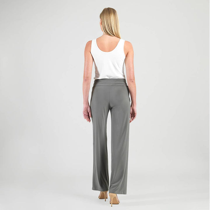 Wide Leg Pocket Pant: Brown
