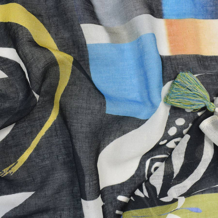 Wakana Modern Mixed Motif Scarf