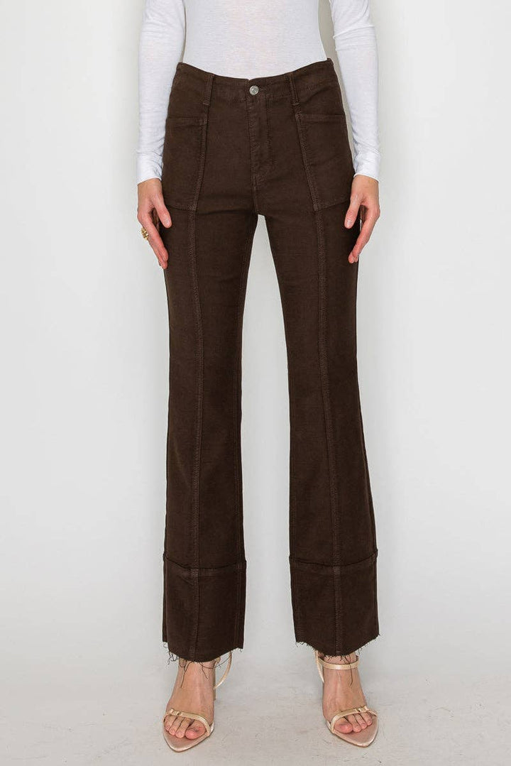 Tummy Control High Rise Bootcut PFD Jeans