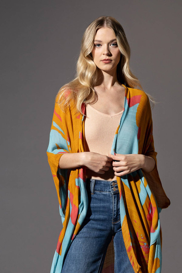 Sweeping Floral Kimono