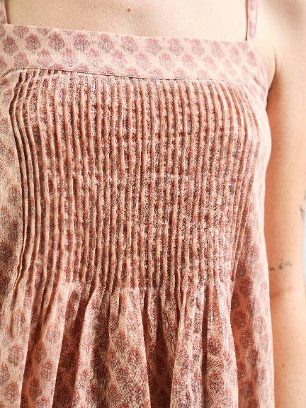 Tegan Tank Blush Flowers