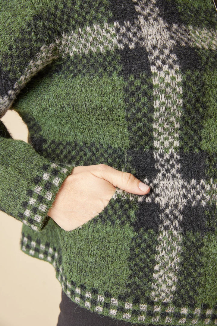 Plaid About You Zip Jacket