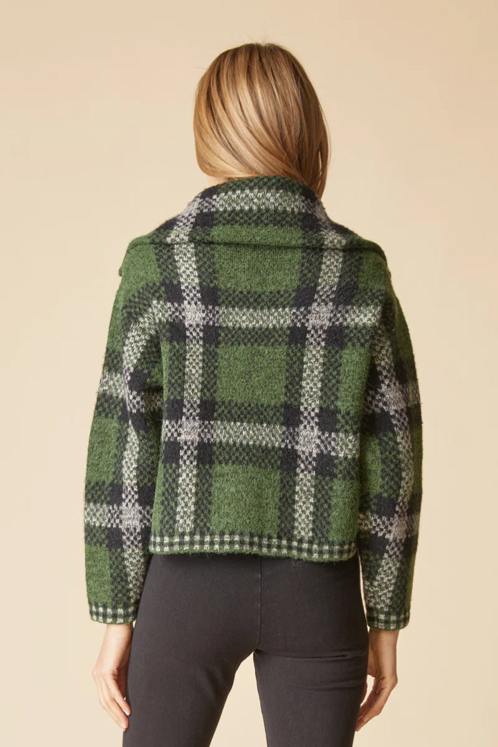 Plaid About You Zip Jacket