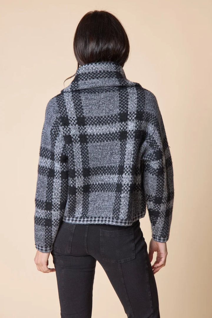 Plaid About You Zip Jacket