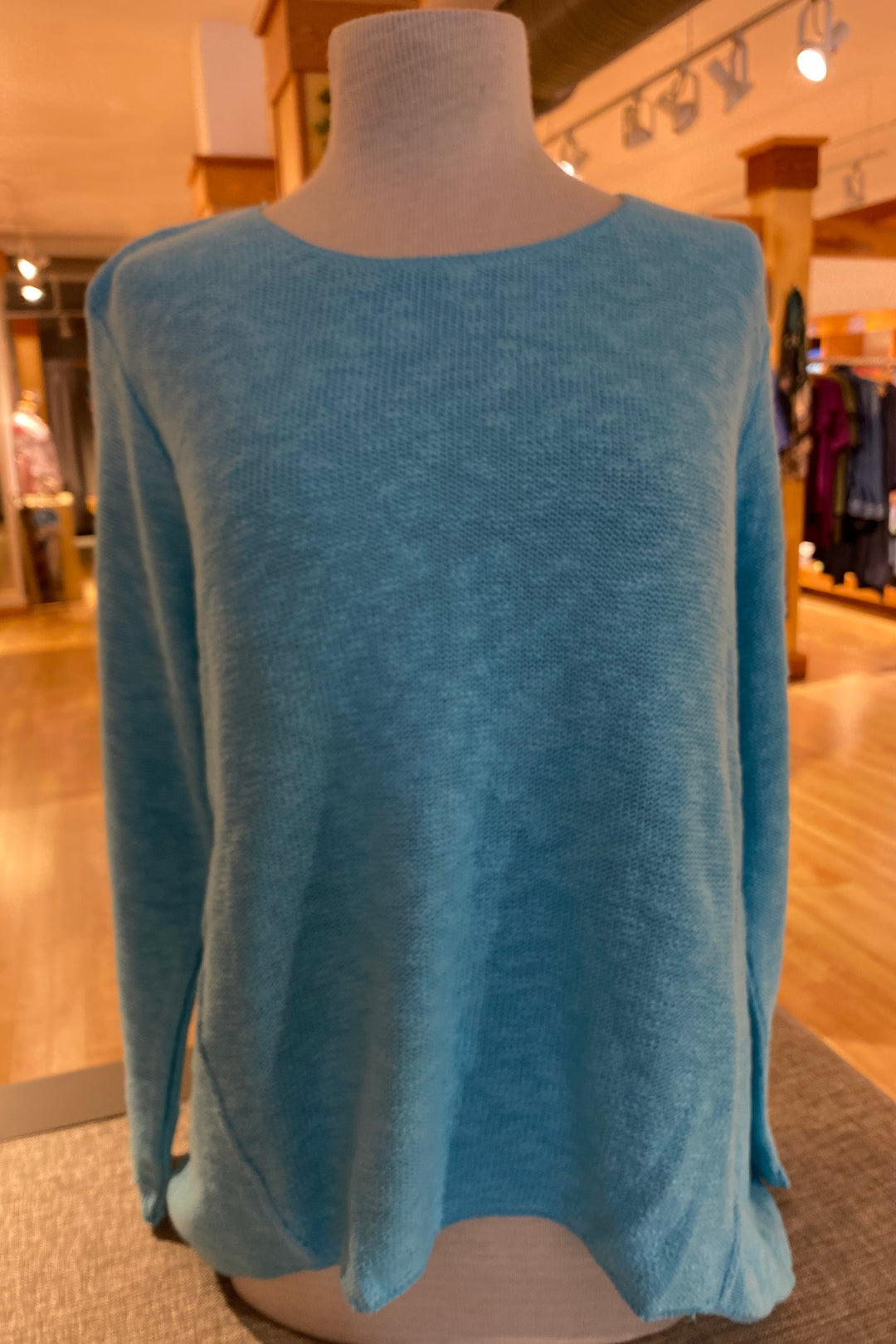 The Ultimate Cotton Sweater - Hi Low Slub Crew