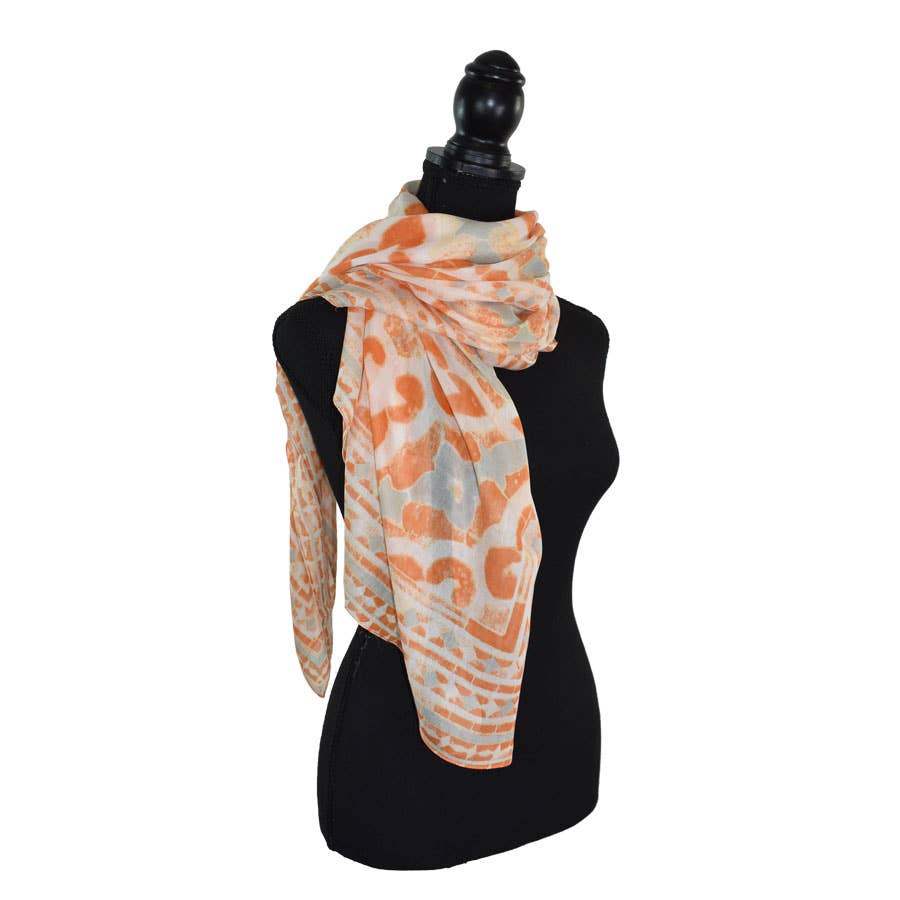 Arnette Medallion Print Square Scarf