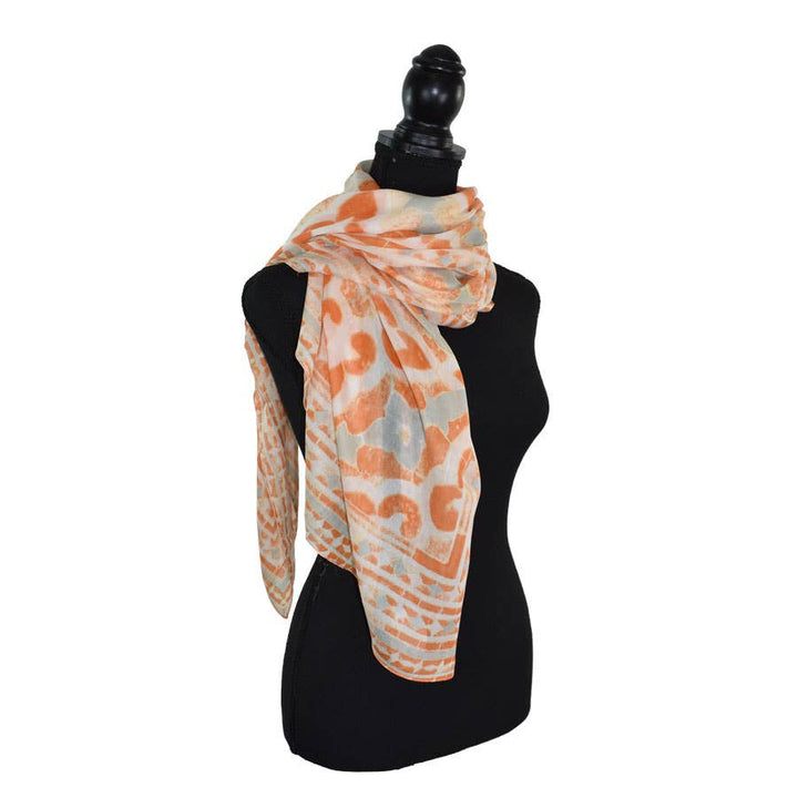 Arnette Medallion Print Square Scarf