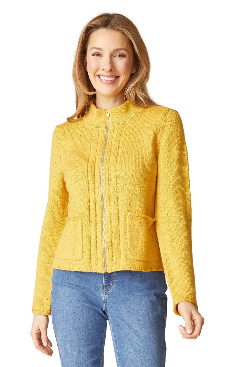 Harvest Tweed Birchwood Cardi