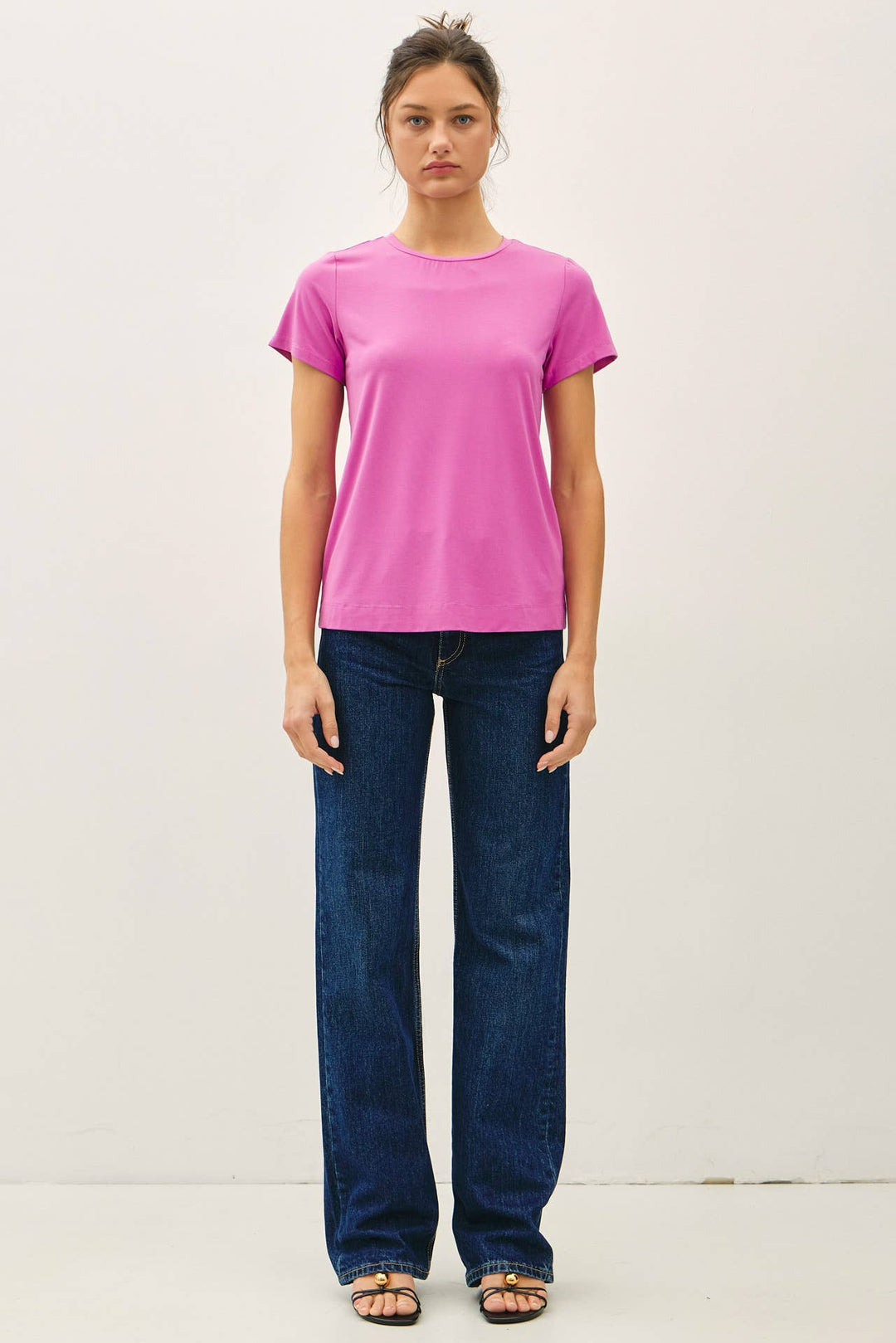 Bamboo/Modal Basic Round Neck T-Shirt
