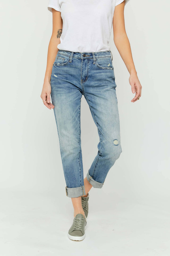 Crosby Mid Rise Relaxed Taper Jean, 4 Year Vintage