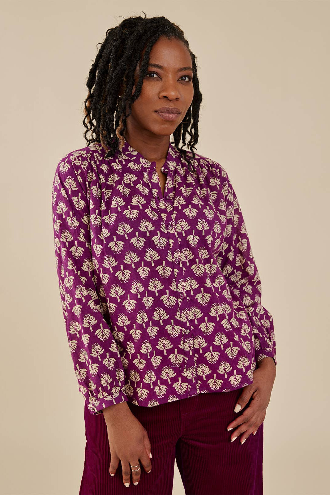 Stella Top Magenta Petal