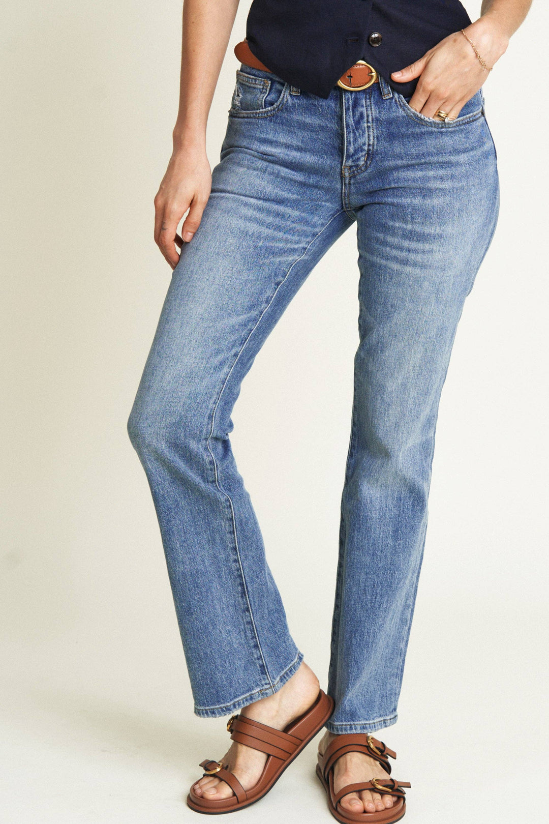 Stanley Mid Rise Bootcut Jean, Classic Vintage