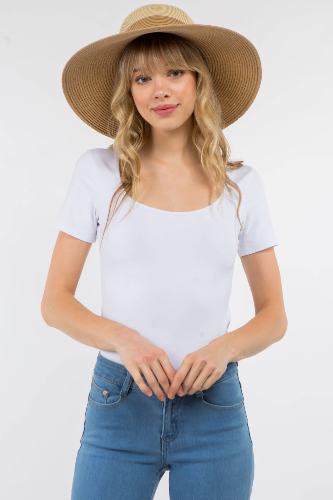 Large flat Brim Hat