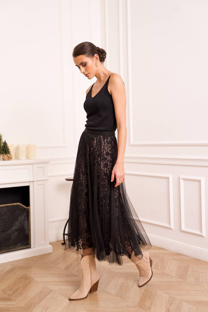 March Tulle & Lace Skirt
