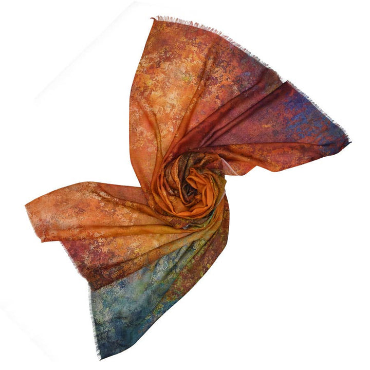 Agatha Painterly Abstract Scarf