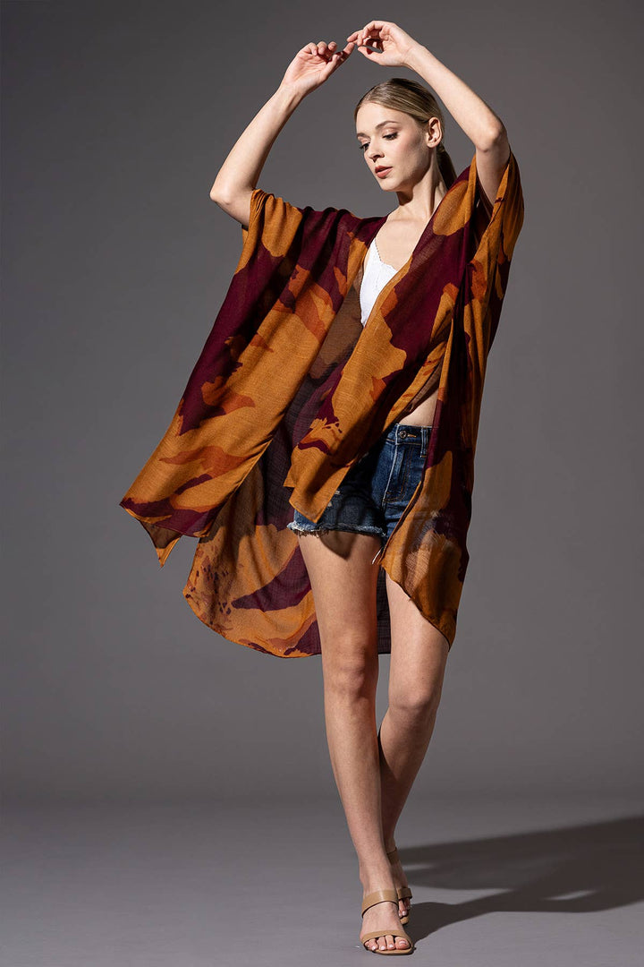 Sweeping Floral Kimono