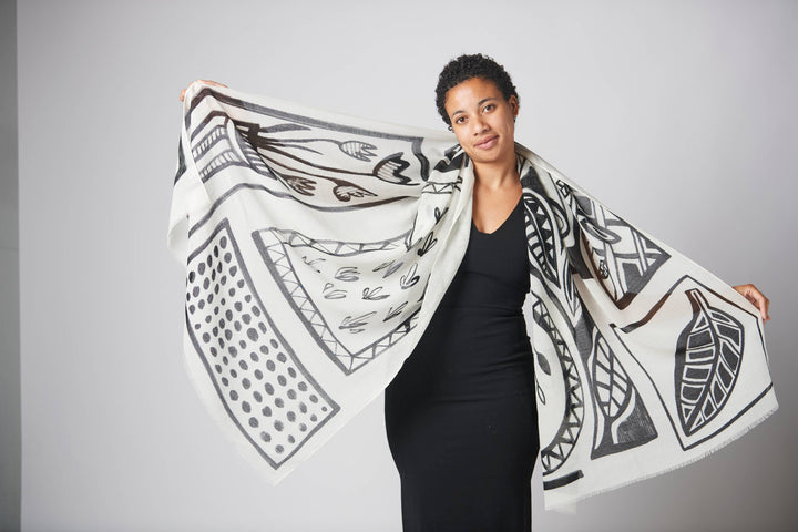 In the Garden Travel Art Scarf/Shawl