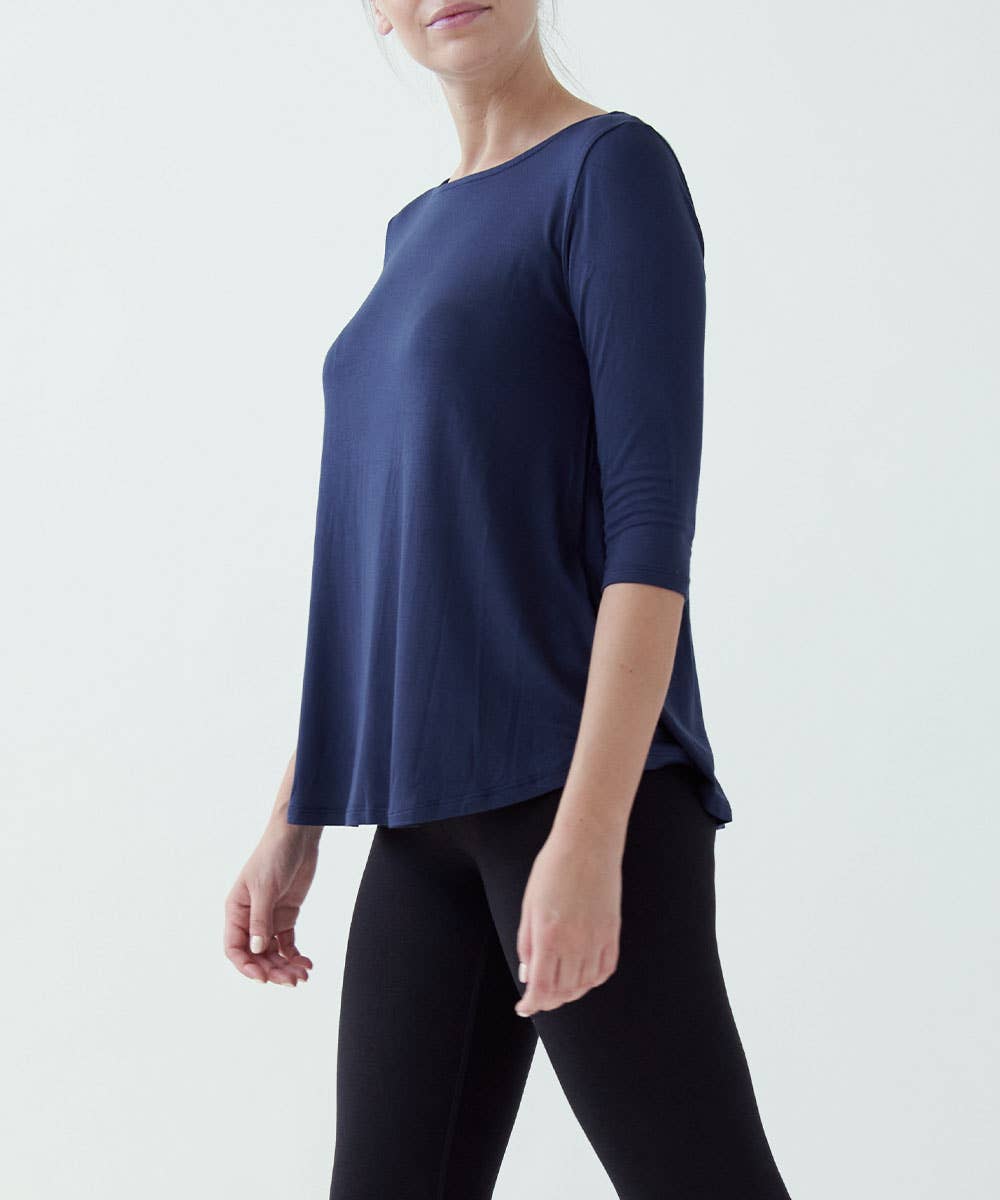 Bamboo Elbow Sleeve Top