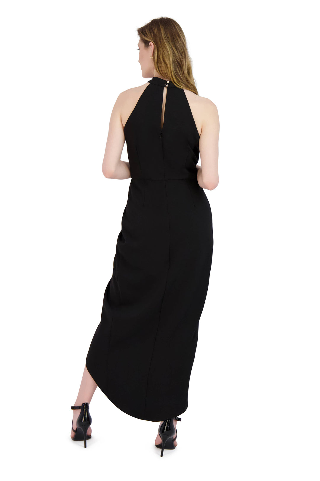 Julia Jordan Knot Neck Maxi Dress
