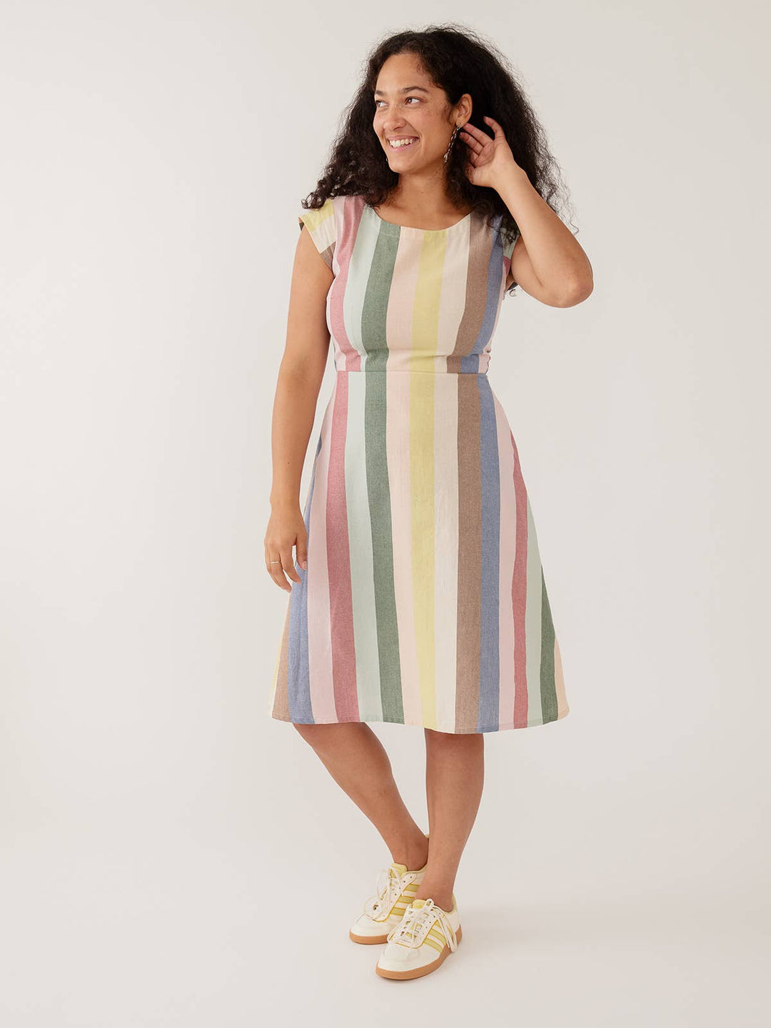 Marseille Dress Vintage Rainbow