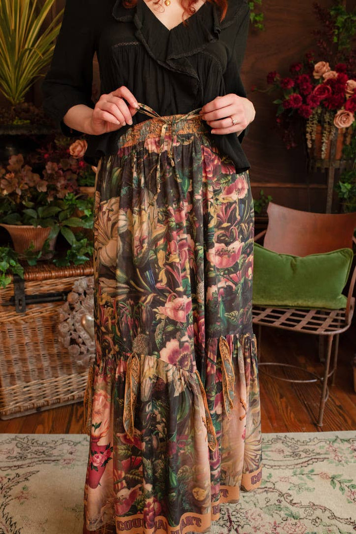 Courage Dear Heart Atelier Skirt w/ Floral Print