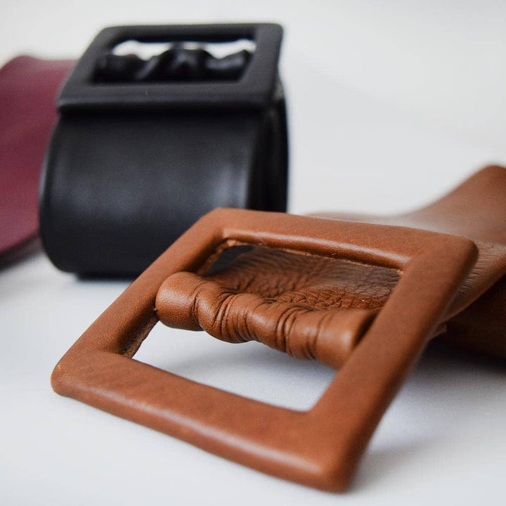 ADA leather belts at Adlib Clothing - Asheville's Locally Owned, Premier Fashion Boutique for Women over 40