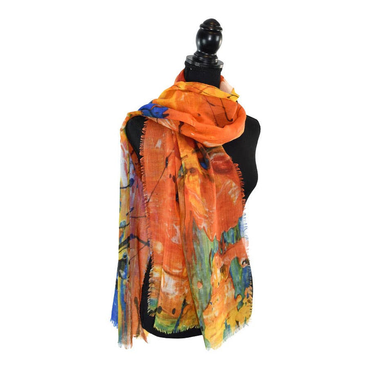 Bristol Abstract Wool Scarf