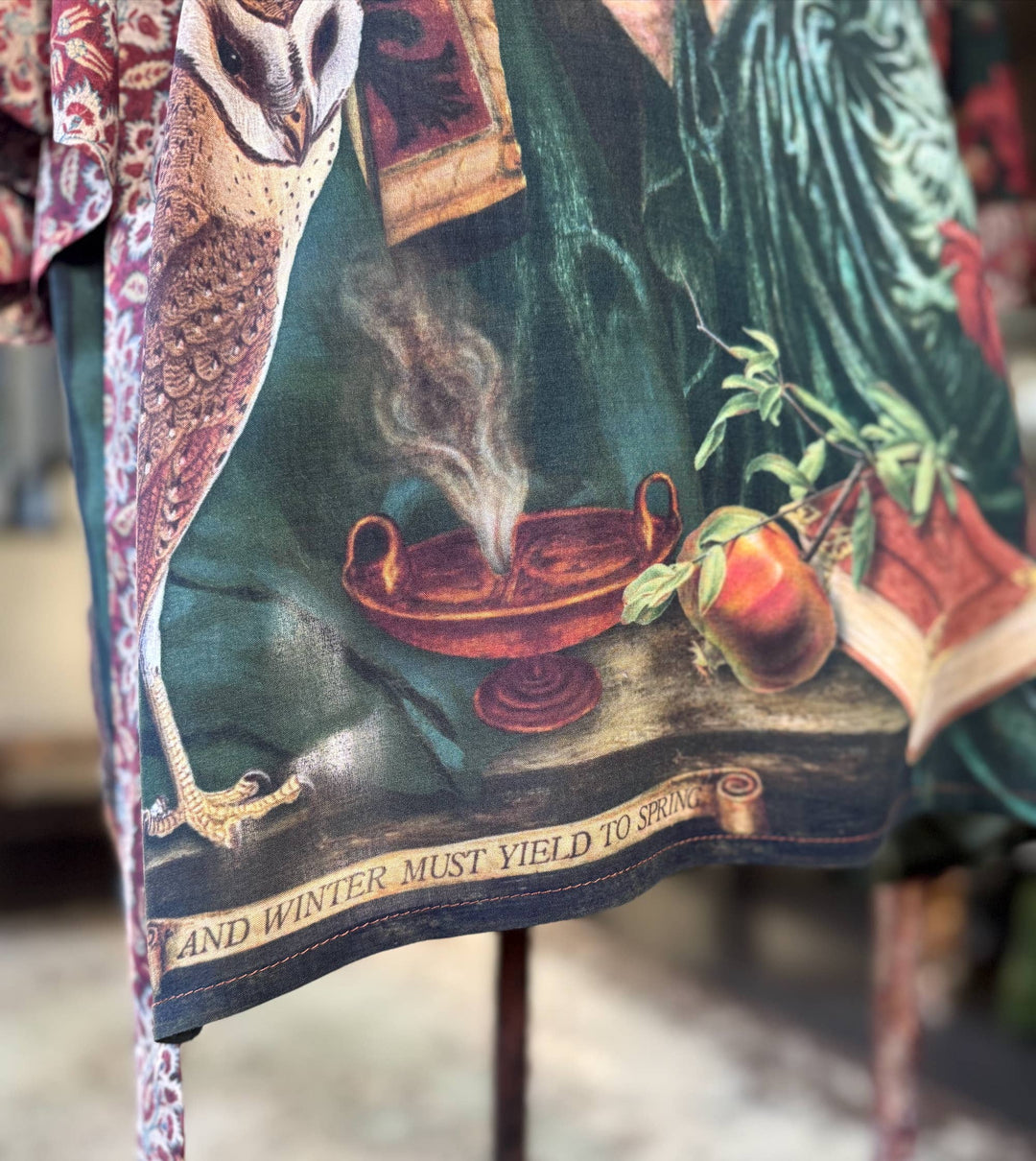 Solstice Matineé (mid-length) duster ft Persephone & Moon