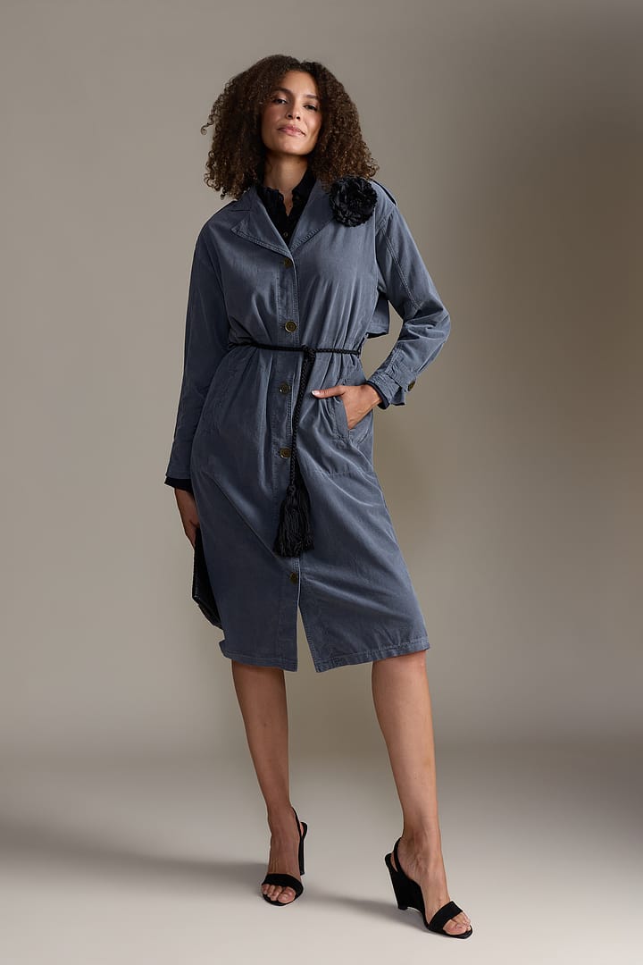 Embroidered Harun Trench
