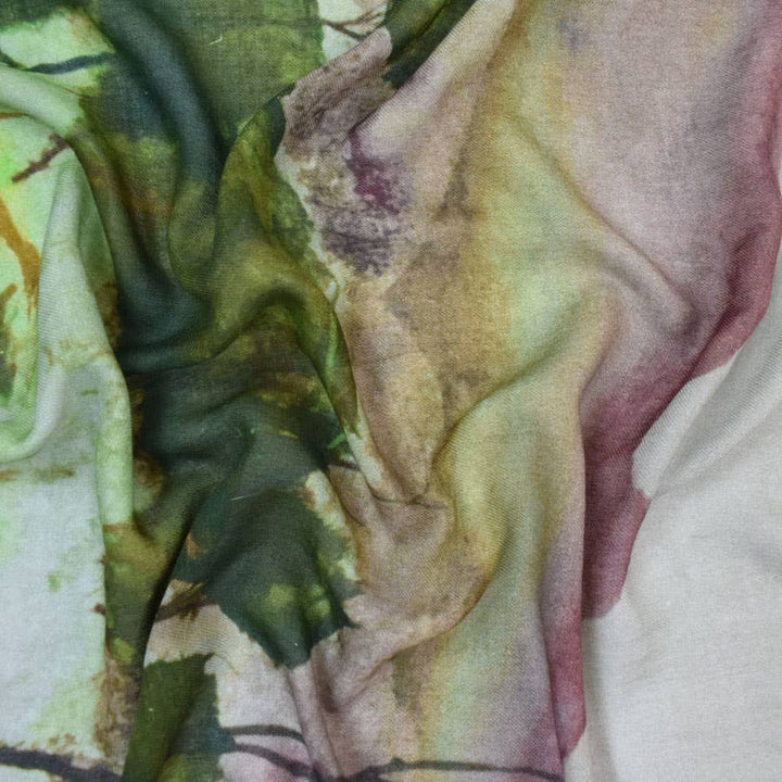 January Abstract Landscape Scarf