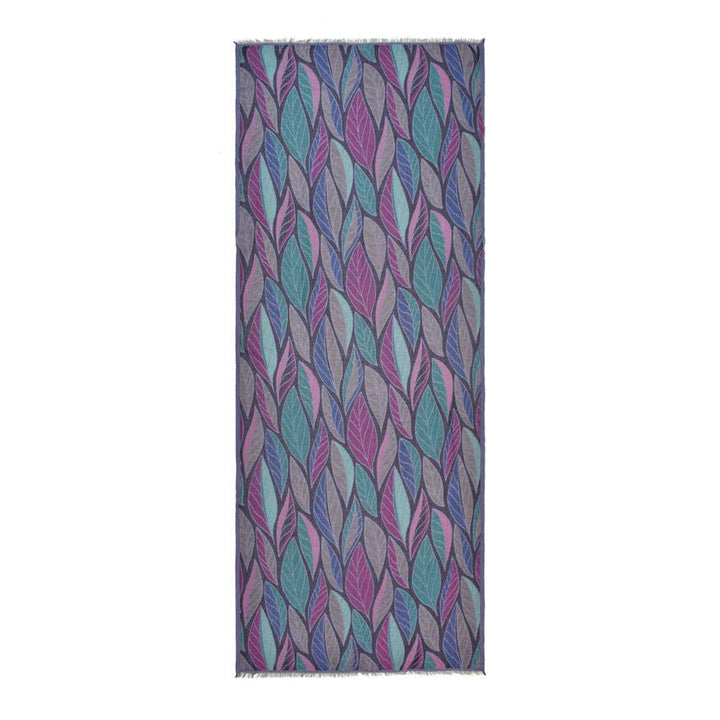 Devorah Woven Leaf Scarf