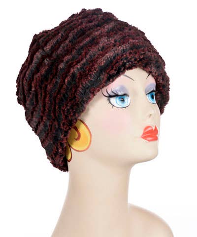 Beanie Faux Fur Reversible - Two-Tone