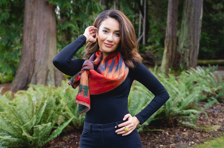 Neck scarf~ Morocco Red
