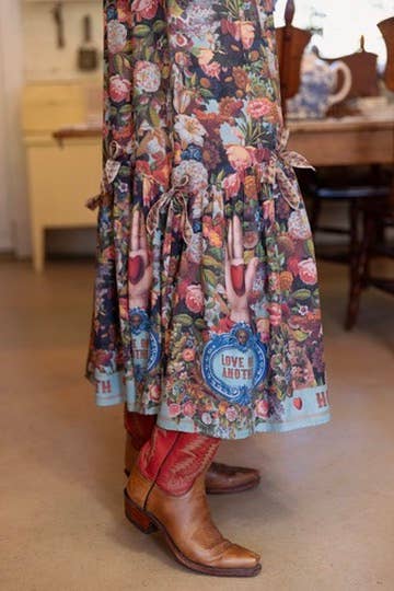 Love Language Atelier Skirt w/ Floral Print